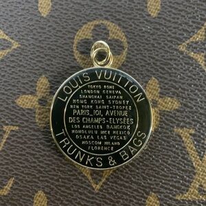 Black and Gold Upcycled Louis Vuitton Bags and Trunks Charm